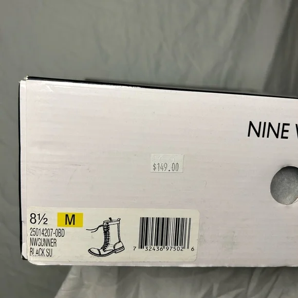 Nine West Black Lace-Up Boots - Picture 8 of 8